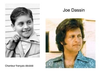 Joe Dassin Chanteur français décédé 