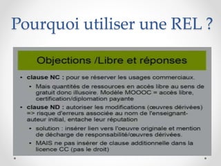 Pourquoi utiliser une REL ?
 