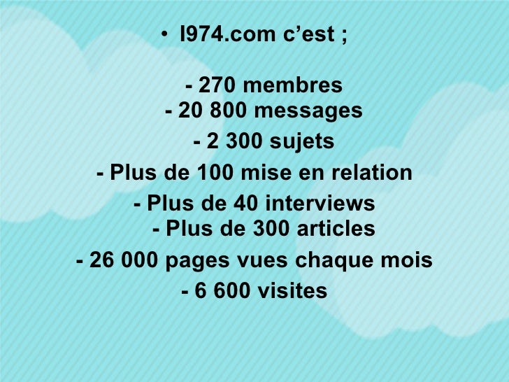 Rencontre i974