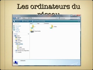 Les ordinateurs du réseau 