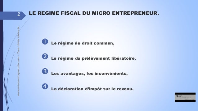 Micro Entrepreneur Quel Regime Fiscal Choisir