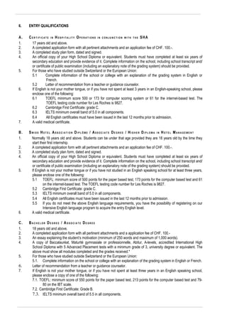 Les Explained Pdf Les Roches Academic Catalogue | PDF