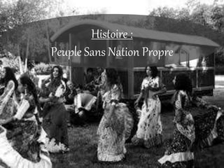 Histoire :
Peuple Sans Nation Propre
 