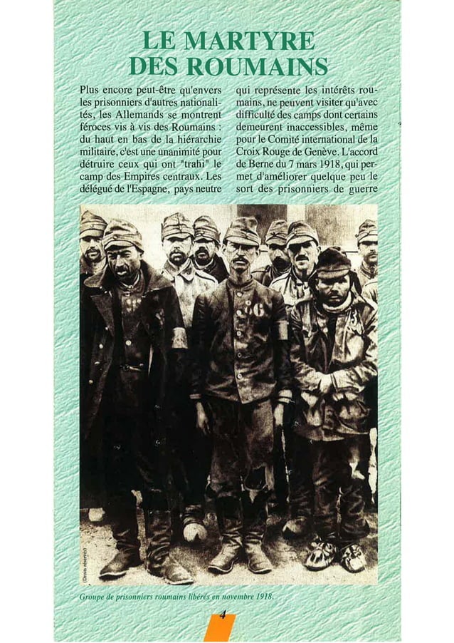 Les roumains en France 1916 1918 PDF