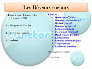 Le web 2.0 en résuméLe Web 2.0 est une nouvelle possibilité d’utiliser internet, plus qu’une technologie innovante. 