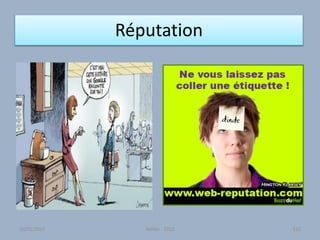 Réputation
Atelier - 2010 13230/01/2015
 