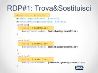 RDP#1: Trova&Sostituisci
 