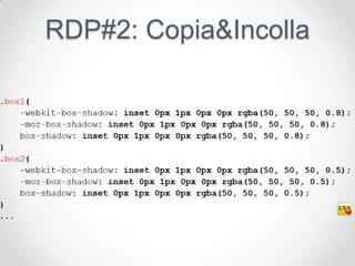 RDP#2: Copia&Incolla
 