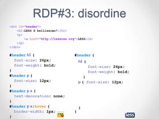 RDP#3: disordine
 