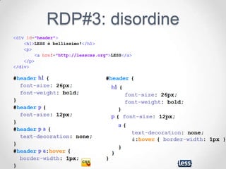 RDP#3: disordine
 