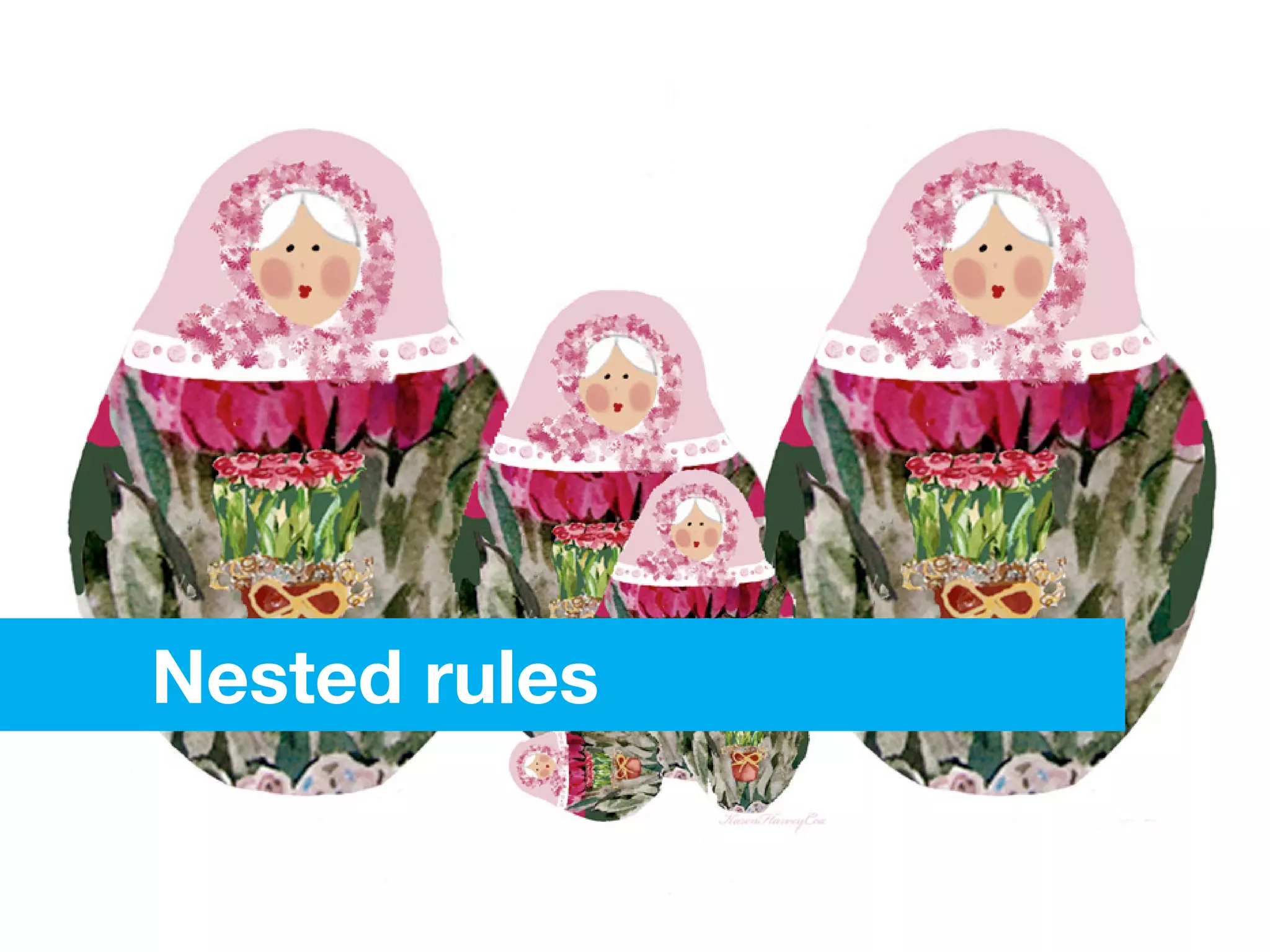 Nested rules
 
