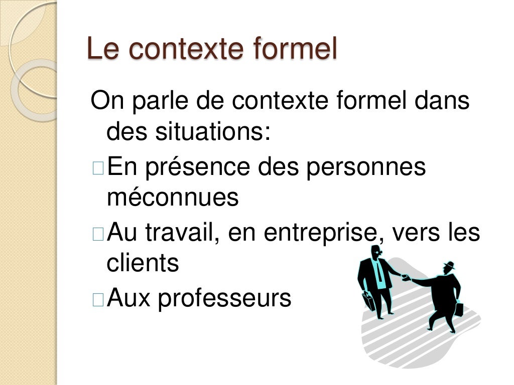 Les salutations