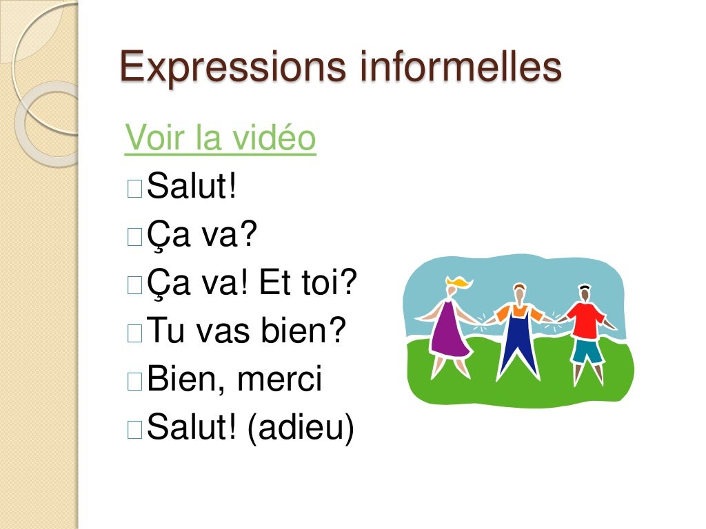 Les Salutations Les Salutations