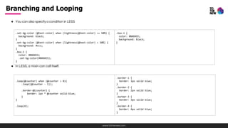 Less css framework | PPTX