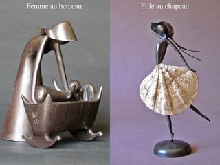 Femme au berceau   Fille au chapeau
 