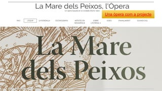 Una òpera com a projecte
 