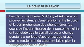  ET d’après lui aussi « Quand tu est surpris ou heureux ou triste, tu mets inconsciemment ta main sur ton cœur»Le champs électromagnétique du cœur! Parmi les recherches étranges réalisées dans l’institut « Heart Maths »:la découverte que le champs magnétique du cœur est très fort et influence sur beaucoup de gens autour de nous, ce qui veut dire que la personne peut communiquer avec les autres à l’aide du cœur seulement sans parler! Que les ondes émises par le cœur influencent les ondes alpha (celles émises par le cerveau) et que dès que le taux des battements du cœur augmente celles des ondes Alpha augmentent!