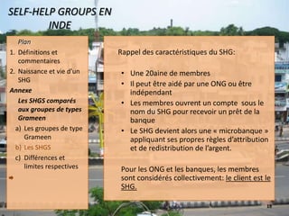 Chacun des membres disposent d’un compte d’épargne et d’un contrat de prêt individuel