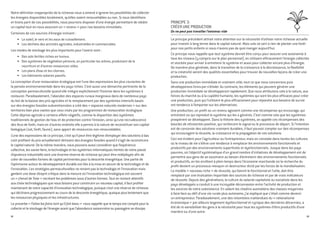 Notre définition inappropriée de la richesse nous a amené à ignorer les possibilités de collecter
les énergies disponibles localement, qu’elles soient renouvelables ou non. Si nous identifions
et tirons parti de ces possibilités, nous pourrons disposer d’une énergie permettant de rebâtir
un capital tout en nous assurant un « revenu » pour nos besoins immédiats.
Certaines de ces sources d’énergie incluent :
•	 Le soleil, le vent et les eaux de ruissellement.
•	 Les déchets des activités agricoles, industrielles et commerciales.
Les modes de stockage les plus importants pour l’avenir sont :
•	 Des sols fertiles riches en humus.
•	 Des systèmes de végétation pérenne, en particulier les arbres, produisant de la
nourriture et d’autres ressources utiles.
•	 Les plans d’eau et les citernes.
•	 Les bâtiments solaires passifs.
La conception d’une restauration écologique est l’une des expressions les plus courantes de
la pensée environnementale dans les pays riches. C’est aussi une démarche pertinente de la
conception permaculturelle quand elle intègre explicitement l’homme dans les systèmes à
restaurer. Paradoxalement, l’abandon des espaces ruraux marginaux dans de nombreux pays
du fait de la baisse des prix agricoles et le remplacement par des systèmes intensifs basés
sur des énergies fossiles subventionnées a créé des « espaces naturels modernes » sur des
territoires bien plus vastes que ceux visés par les programmes de restauration écologique.
Cette déprise agricole a certains effets négatifs, comme la disparition des systèmes
traditionnels de gestion de l’eau et de protection contre l’érosion, ainsi qu’une recrudescence
des feux de forêt, mais en d’autres endroits elle a permis à la nature de reconstituer son capital
biologique (sol, forêt, faune), sans apport de ressources non-renouvelables.
L’une des expressions de ce principe, c’est qu’il peut être légitime d’employer des solutions à bas
coût profitant du prix actuellement dérisoire des énergies fossiles quand il s’agit de reconstruire
le capital naturel. De la même manière, nous pouvons aussi considérer que l’expérience
collective, les savoir-faire, la technologie et les systèmes informatiques hérités de notre passé
d’opulence industrielle sont une énorme réserve de richesse qui peut être redéployée afin de
créer de nouvelles formes de capital pertinentes pour la descente énergétique. Une partie de
l’optimisme autour du développement durable est liée à la mise en œuvre de la technologie et de
l’innovation. Les stratégies permaculturelles ne renient pas la technologie et l’innovation mais
gardent une dose d’esprit critique dans la mesure où l’innovation technologique est souvent
un « cheval de Troie » recréant les problèmes sous d’autres formes. Tout en restant attentifs
aux choix technologiques que nous faisons pour construire un nouveau capital, il faut profiter
maintenant de notre capacité d’innovation technologique, puisque c’est une réserve de richesse
qui déclinera progressivement au cours de la descente énergétique, quoique plus lentement que
les ressources physiques et les infrastructures.
Le proverbe « Faites les foins tant qu’il fait beau » nous rappelle que le temps est compté pour la
collecte et le stockage de l’énergie avant que l’abondance saisonnière ou passagère se dissipe.
12
PRINCIPE 3:
CRÉER UNE PRODUCTION
On ne peut pas travailler l’estomac vide
Le principe précédent attirait notre attention sur la nécessité d’utiliser notre richesse actuelle
pour investir à long terme dans le capital naturel. Mais cela ne sert à rien de planter une forêt
pour nos petits enfants si nous n’avons pas de quoi manger aujourd’hui.
Ce principe nous rappelle que tout système devrait être conçu pour assurer une autonomie à
tous les niveaux (y compris sur le plan personnel), en utilisant efficacement l’énergie collectée
et stockée pour arriver à entretenir le système et aussi pour collecter encore plus d’énergie.
De manière plus générale, dans la transition de la croissance à la décroissance, la flexibilité
et la créativité seront des qualités essentielles pour trouver de nouvelles façons de créer une
production.
Sans une production immédiate et vraiment utile, tout ce que nous concevrons puis
développerons finira par s’étioler. Au contraire, les éléments qui peuvent générer une
production immédiate se développeront rapidement. Que nous attribuions cela à la nature, aux
forces du marché ou à la cupidité humaine, les systèmes qui sont les plus efficaces pour créer
une production, puis qui l’utilisent le plus efficacement pour répondre aux besoins de survie
ont tendance à l’emporter sur les alternatives.
Une production, un profit ou un revenu agissent comme une récompense qui encourage, qui
entretient ou qui reproduit le système qui les a générés. C’est comme cela que les systèmes
prospèrent se développent. Dans la théorie des systèmes, on appelle ces récompenses des
boucles de rétroaction positive, qui renforcent le signal ou le processus de départ. Si l’intention
est de concevoir des solutions vraiment durables, il faut pouvoir compter sur des récompenses
qui encouragent la réussite, la croissance et la propagation de ces solutions.
Ceci est évident pour l’agriculteur ou l’entrepreneur, mais on constate dans toutes les cultures
où le niveau de vie s’élève une tendance à remplacer les environnements fonctionnels et
productifs par des environnements superficiels et dysfonctionnels. Jusque dans les pays
pauvres, où l’objectif systématique d’un grand nombre d’initiatives de développement est de
permettre aux gens de se soustraire au besoin d’entretenir des environnements fonctionnels
et productifs, en les enrôlant à plein temps dans l’économie marchande où la recherche du
profit devient un processus mesquin et destructeur dicté par les forces de la mondialisation.
Le modèle « nouveau riche » de réussite, qui bannit le fonctionnel et l’utile, doit être
remplacé par une évaluation impartiale des sources de richesse et par de vrais indicateurs
de réussite. Depuis des générations, la culture du salariat capitaliste ou socialiste dans les
pays développés a conduit à une incroyable déconnexion entre l’activité de production et
les sources de notre subsistance. En aidant les citadins australiens des classes moyennes
à faire face au défi d’une vie rurale plus autonome, j’ai expliqué que c’était comme devenir
un entrepreneur. Paradoxalement, une des retombées inattendues du « rationalisme
économique » par ailleurs largement dysfonctionnel et cynique des dernières décennies, a
été de re-sensibiliser les gens à la nécessité pour tous les systèmes d’être productifs d’une
manière ou d’une autre.
13
 