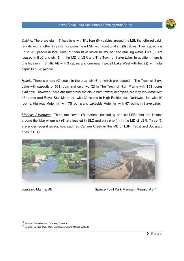 Lesser Slave Lake Sustainable Development Study Ganna Samoylenko