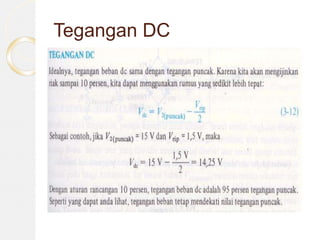 Tegangan DC
 