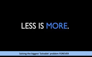 Solving the biggest ‘Solvable’ problem FOREVER 1
 
