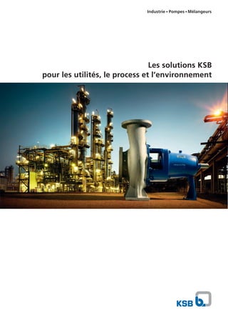 Industrie Pompes Mélangeurs
                                      ■       ■




                                Les solutions KSB
pour les utilités, le process et l’environnement
 