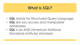 Lesson-02 (1).pptx | Databases | Computer Software and Applications