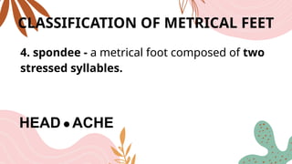 TYPES & STRUCTURAL ELEMENTS OF POETRY, AND NOUN PHRASES | PPTX