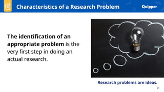 Comprehensive Guide to Identifying and Formulating Scientific Research ...