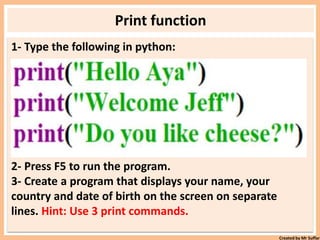 Lesson-1---Python-Intro---print-and-input.pptx