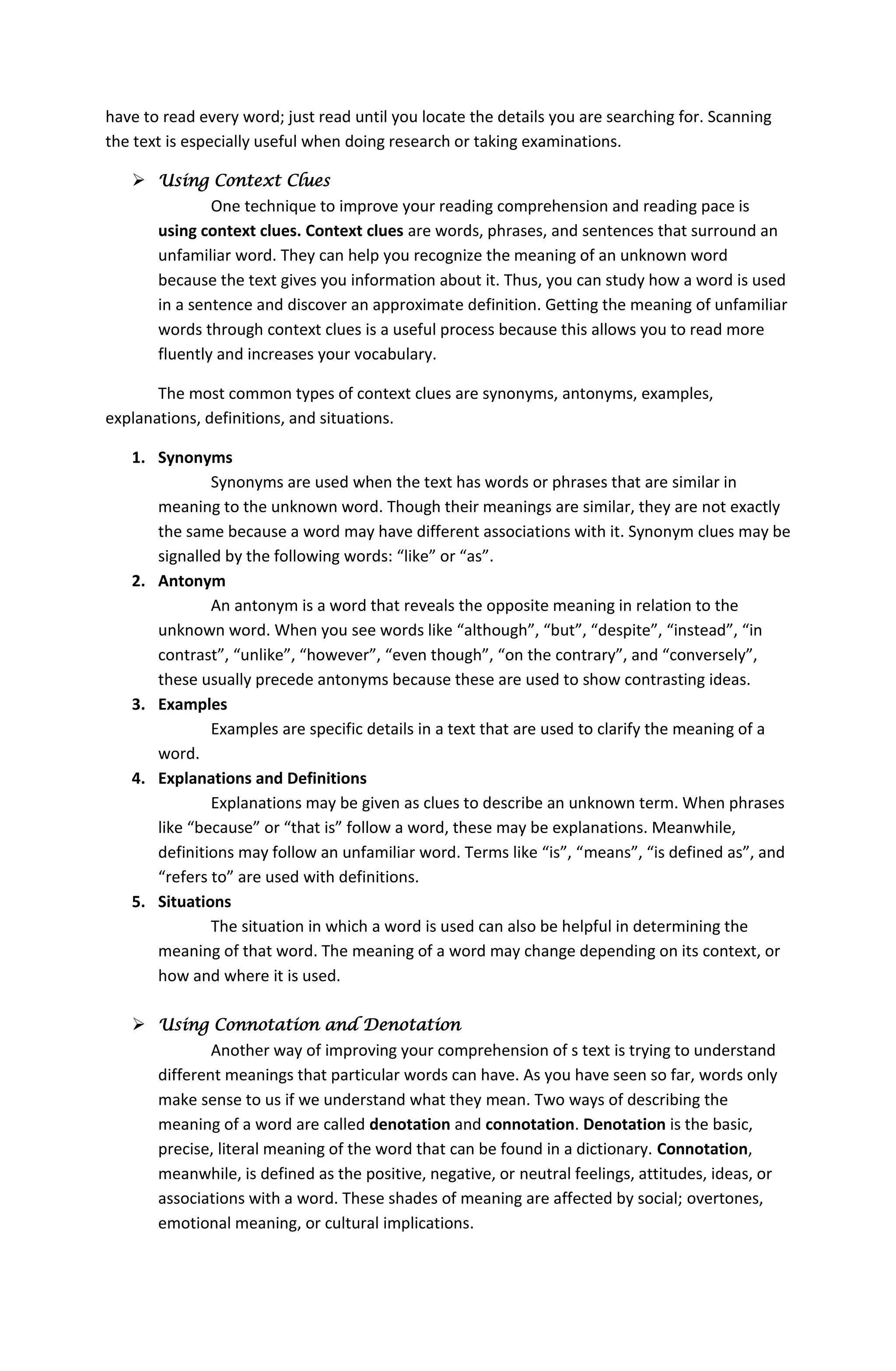Lesson 1-reading-process-and-strategies | PDF