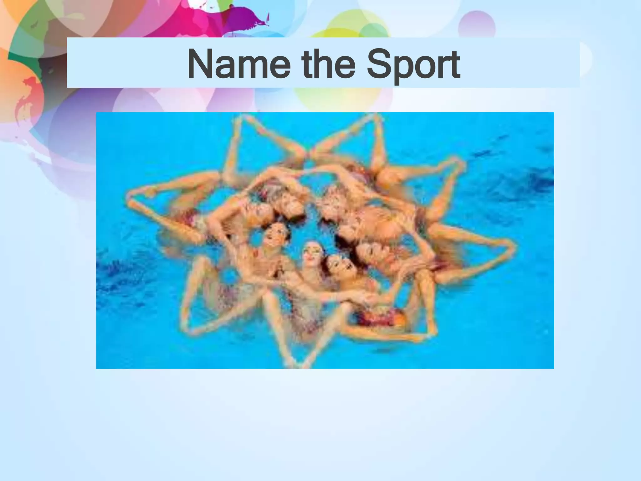 Name the Sport
 