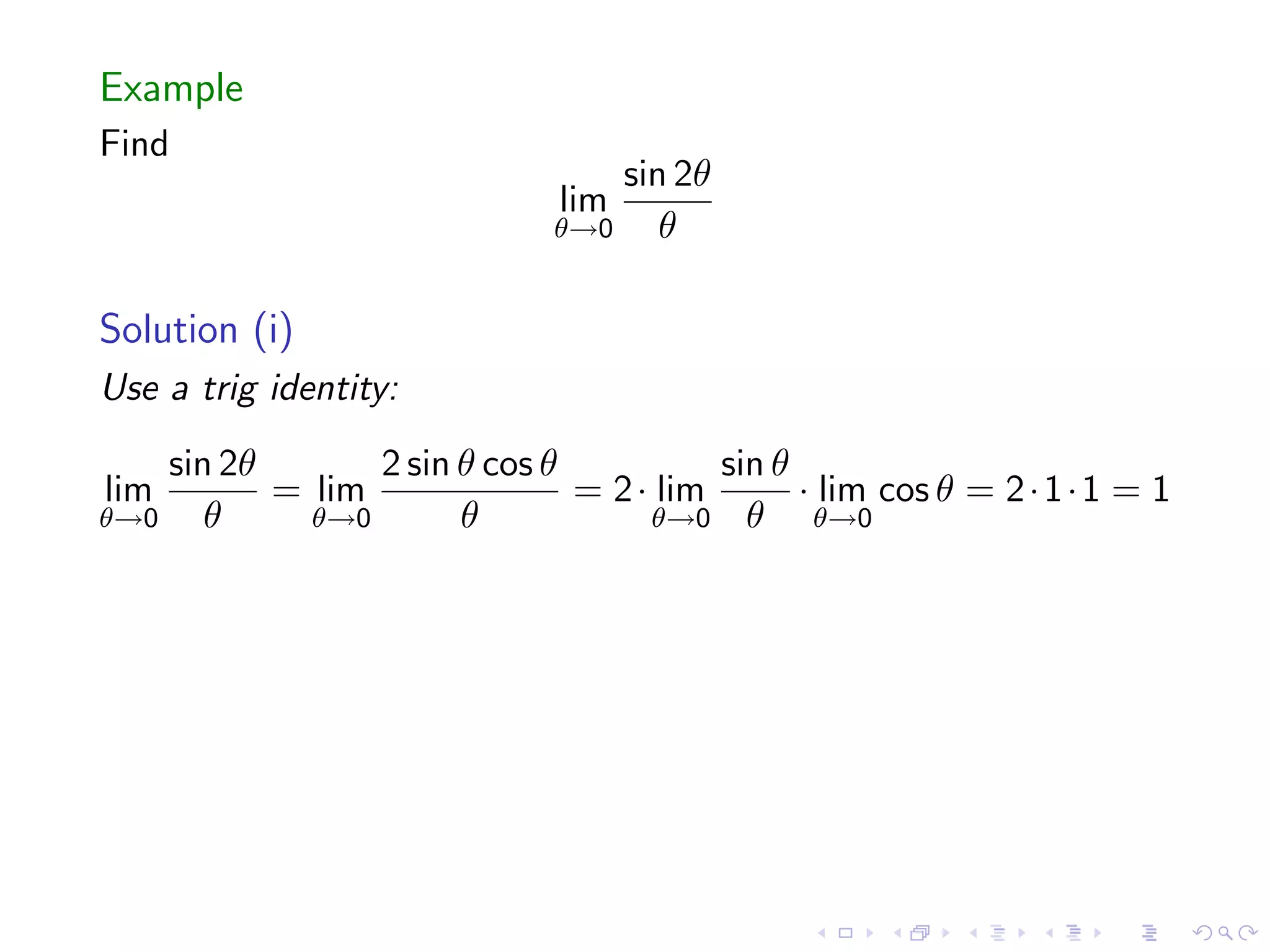 Lesson 10: Derivatives of Trigonometric Functions