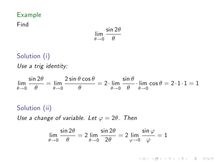 Lesson 10 Derivatives of Trigonometric Functions