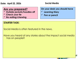 Understanding the Impact of Social Media on Mental Health and Wellbeing ...