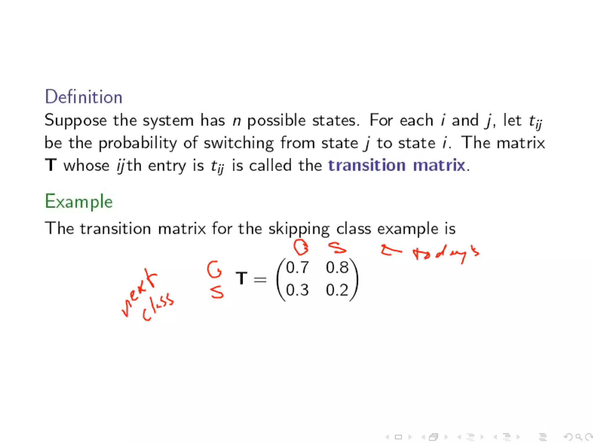 Lesson 11: Markov Chains