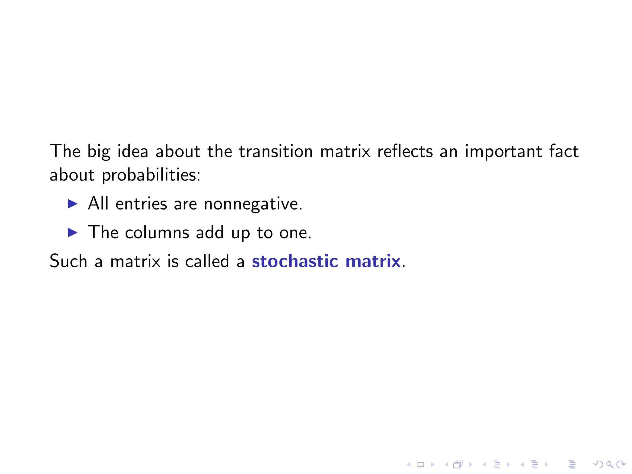 Lesson 11: Markov Chains