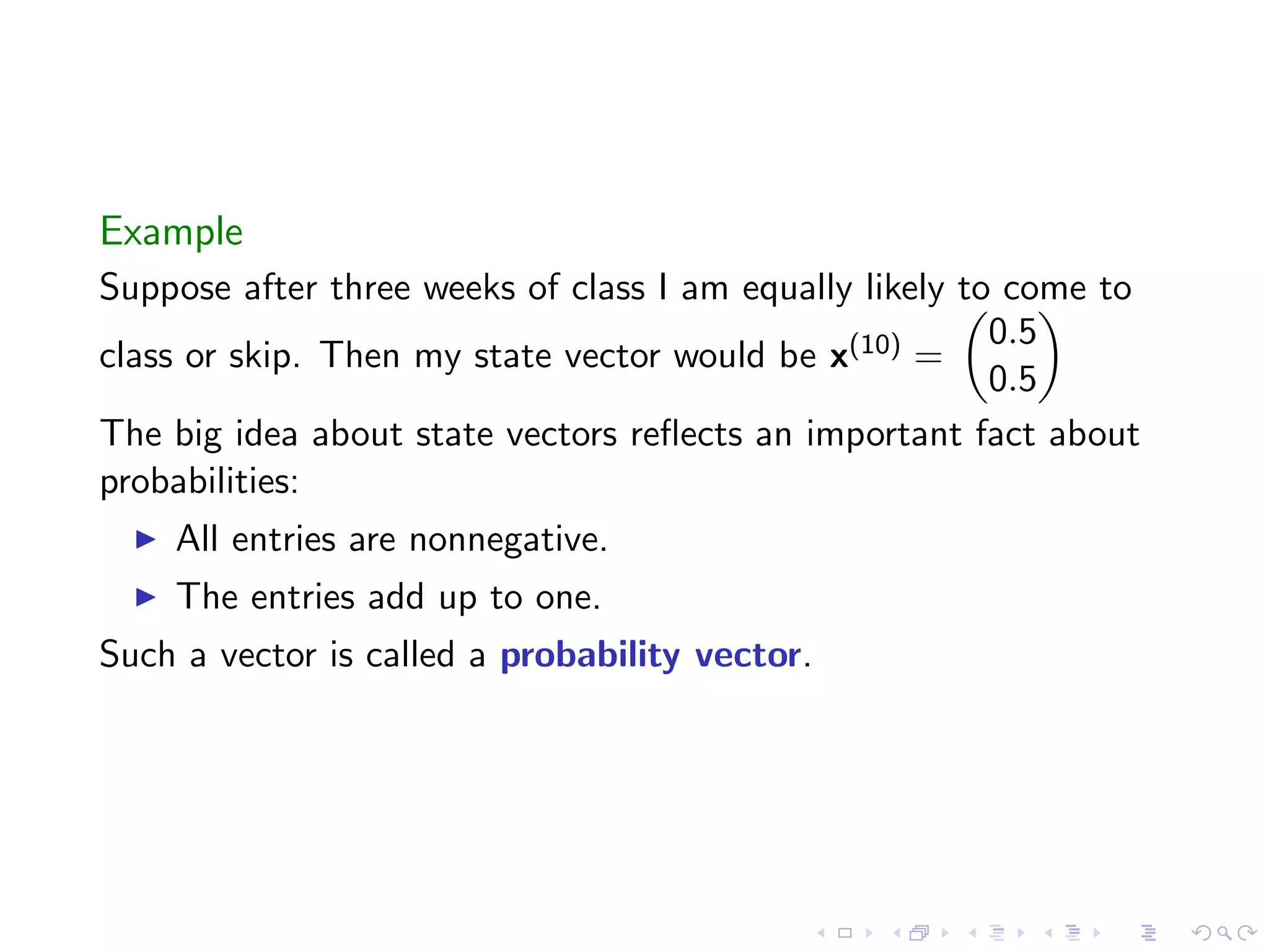 Lesson 11: Markov Chains