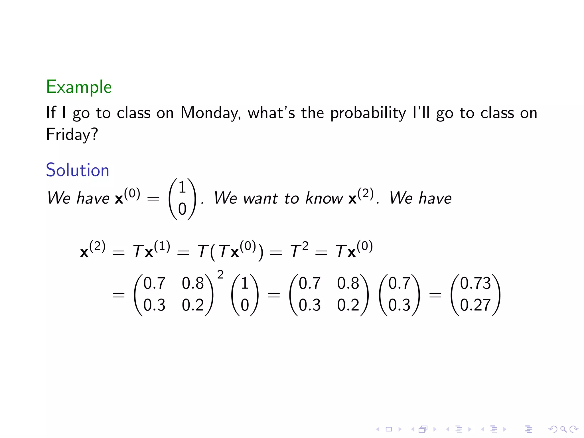 Lesson 11: Markov Chains
