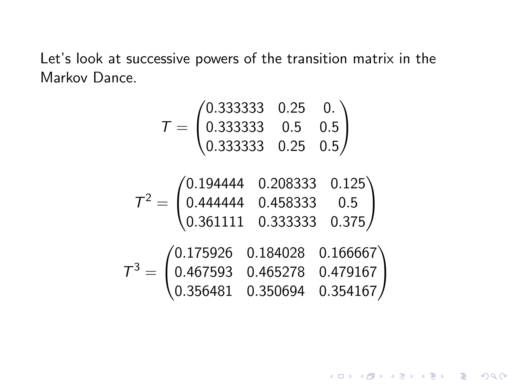 Lesson 11: Markov Chains