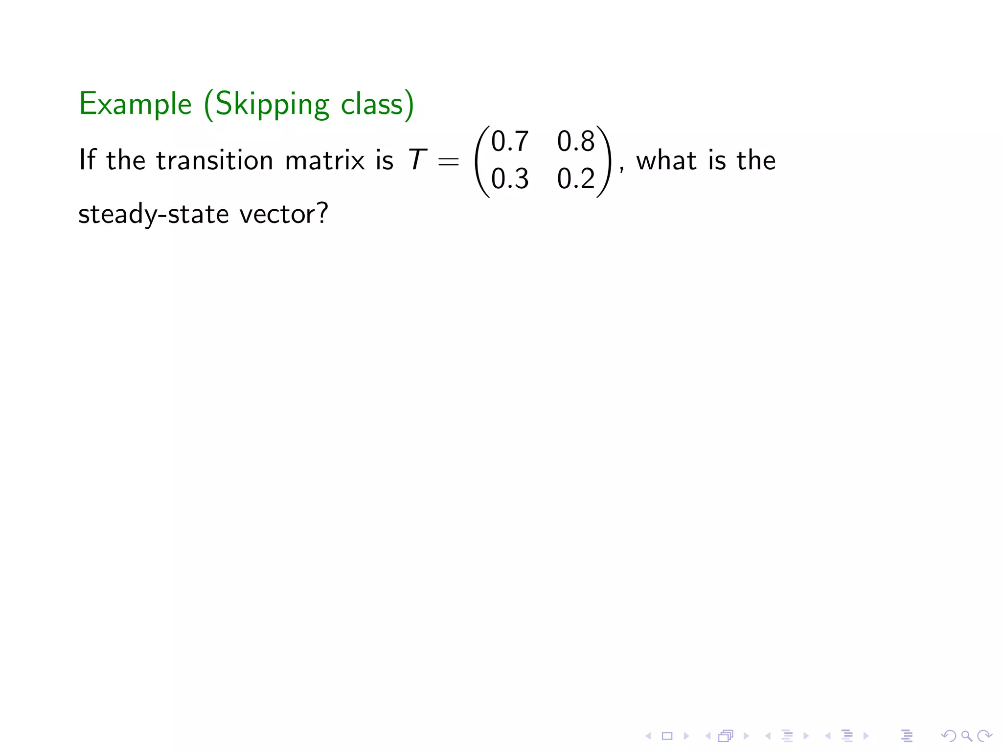 Lesson 11: Markov Chains