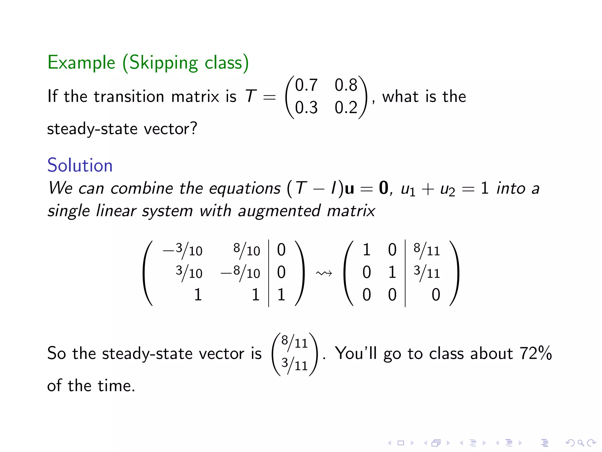 Lesson 11: Markov Chains