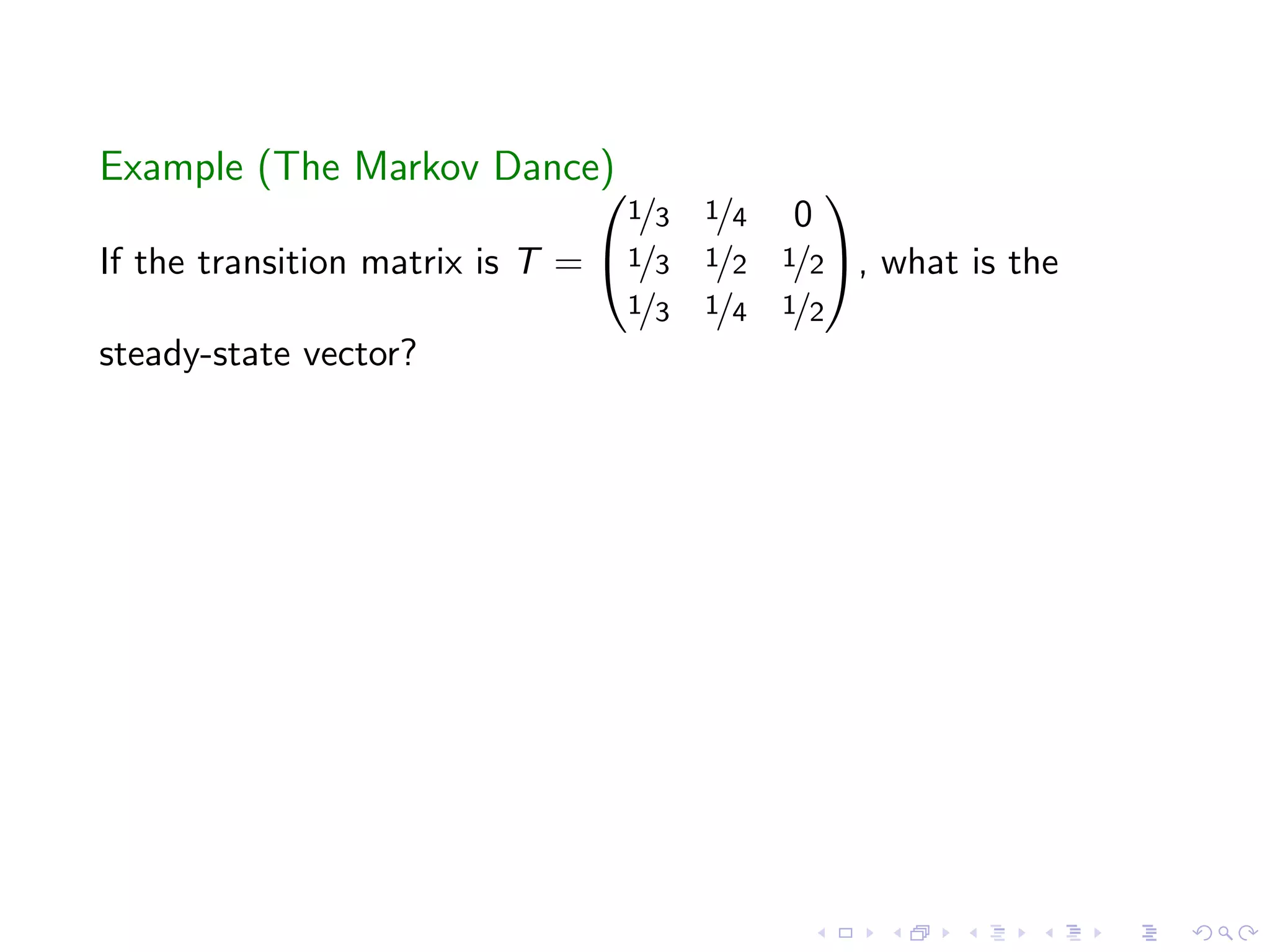 Lesson 11: Markov Chains