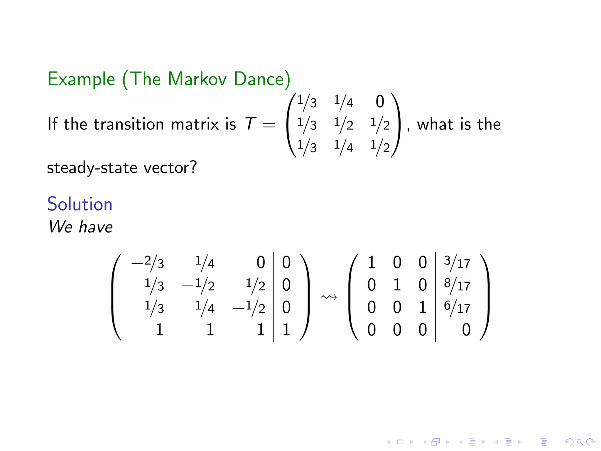 Lesson 11: Markov Chains