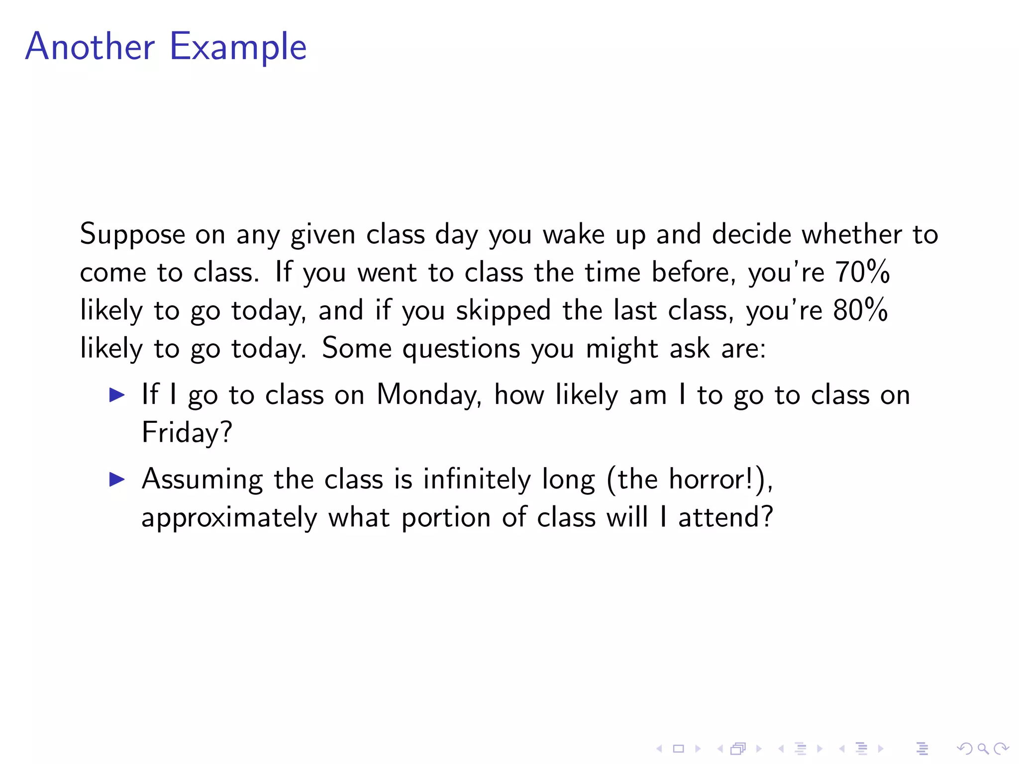 Lesson 11: Markov Chains