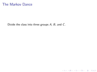 Lesson 11: Markov Chains