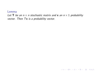 Lesson 11: Markov Chains
