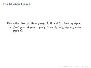 Lesson 11: Markov Chains