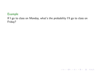 Lesson 11: Markov Chains